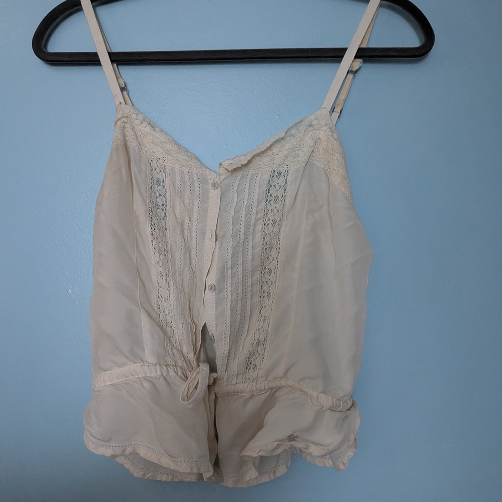 Abercrombie & Fitch Cream Lace Camisole